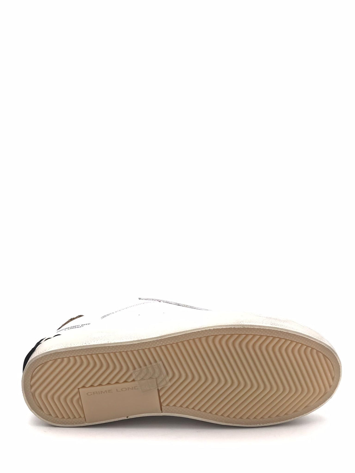 Sneakers donna Distrassed bianca