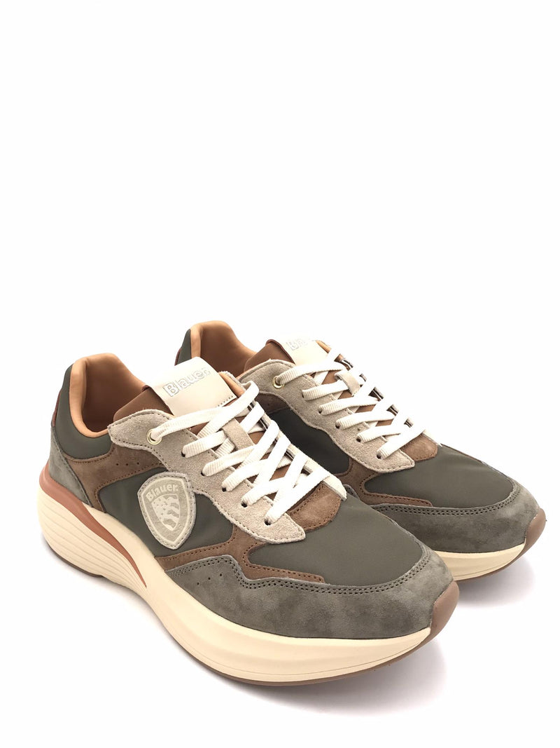Sneakers Lander 02 militare-taupe LANDER 02 MILITARE/TEUPE BLAUER 