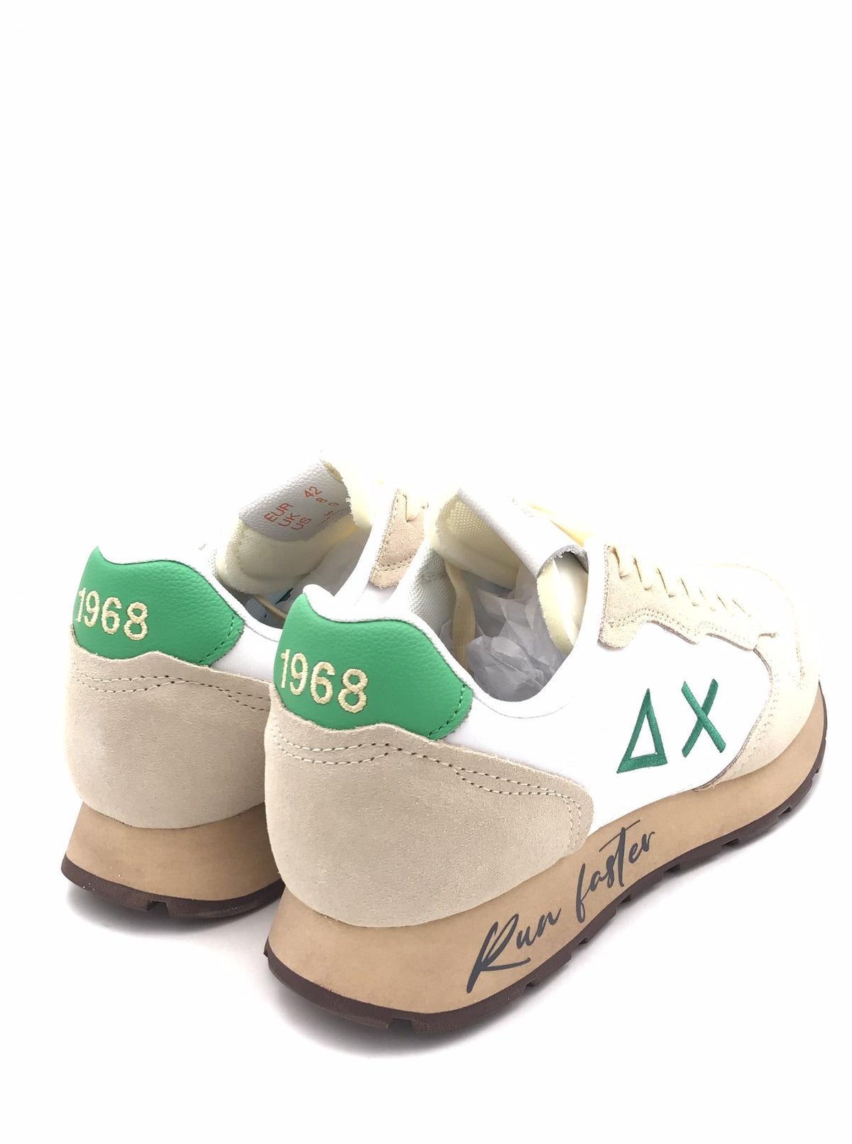 Sneakers uomo Tom vintage bianco-panna
