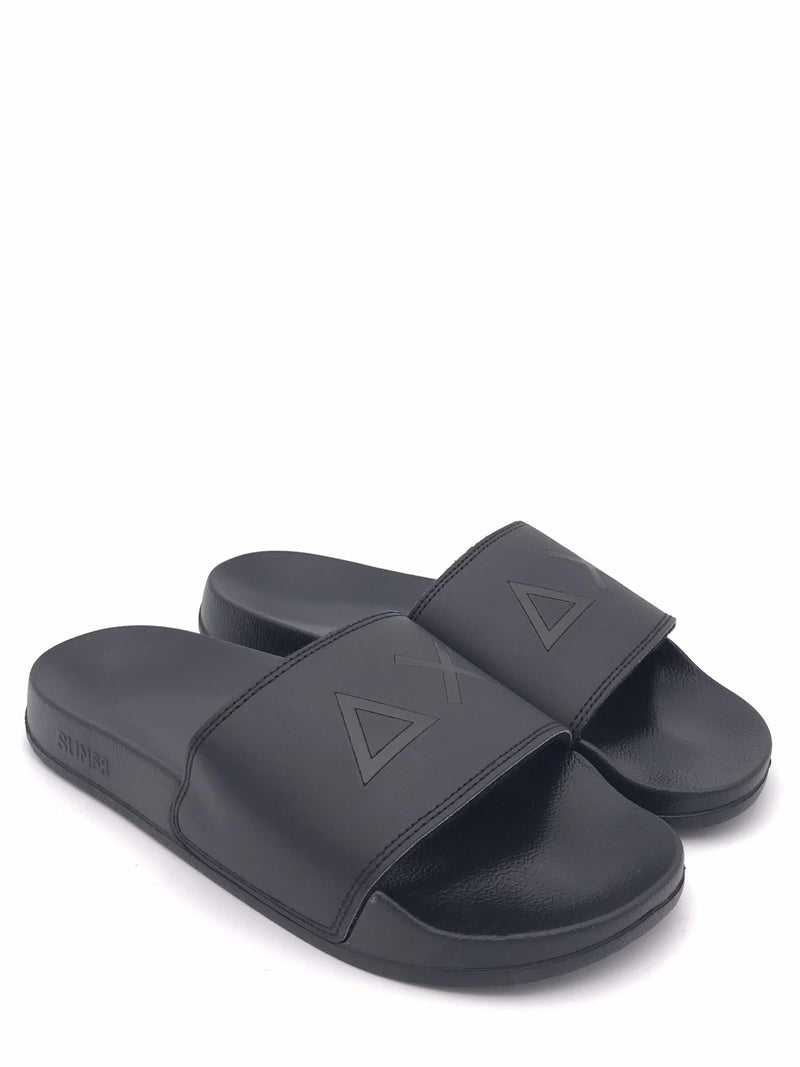 Slippers logo nera BX36110 NERO SUN 68 