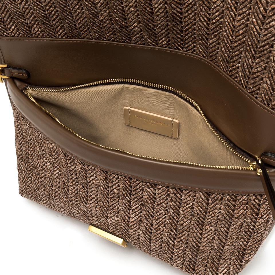 Borsa Marigold choco in raffia BS12246 PGLSPGCIOCCOLATO GIANNI CHIARINI 
