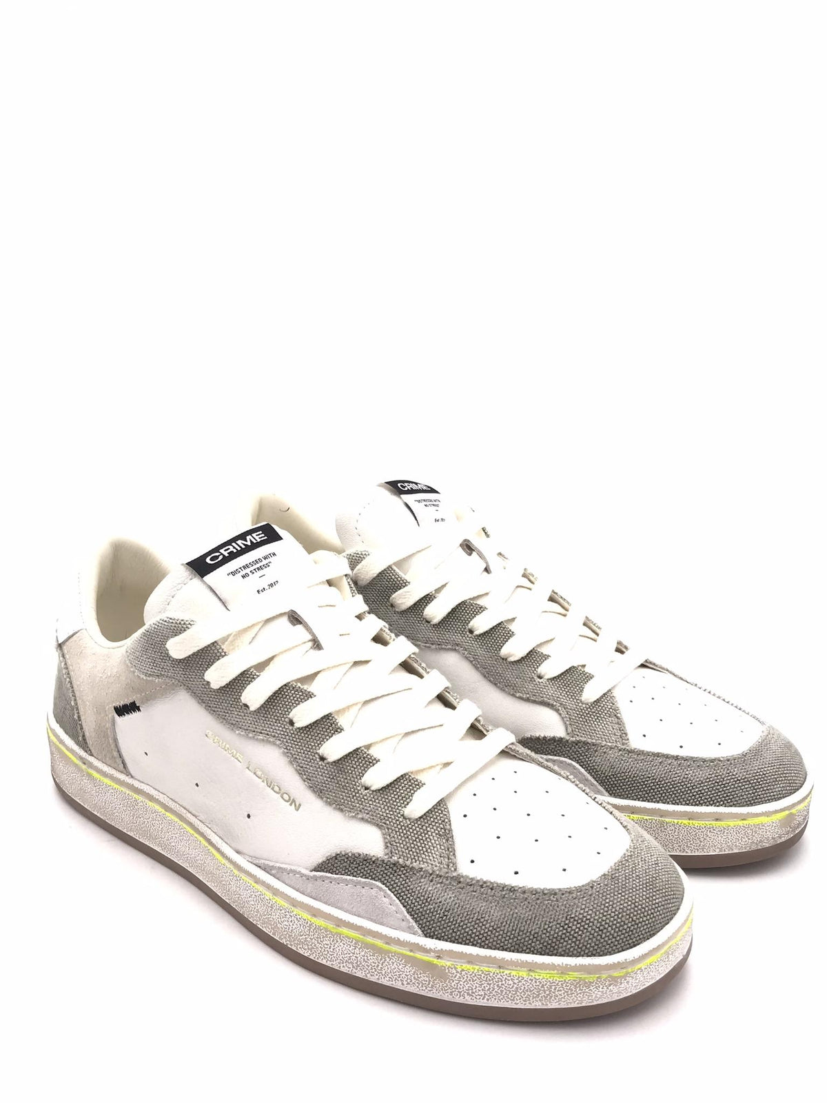 Sneakers uomo Chelsea bianca-verde