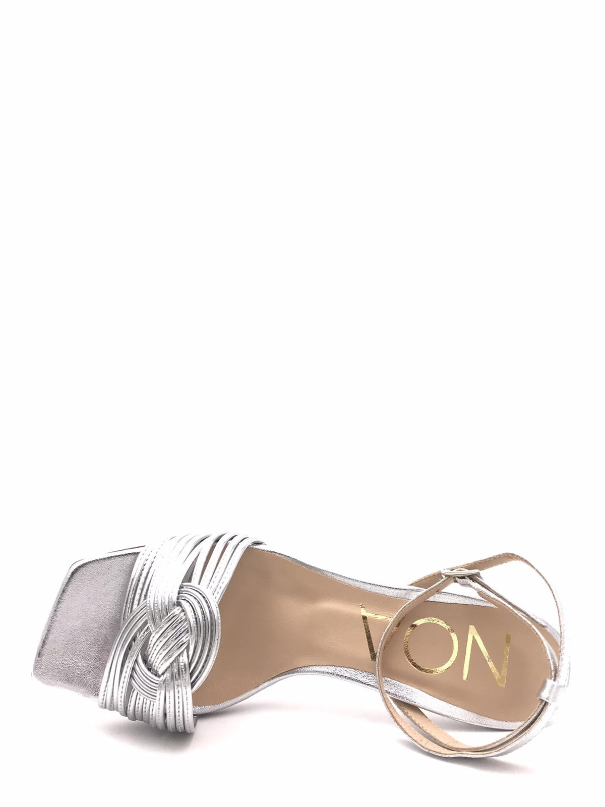 Sandalo Venere in pelle laminata argento 205 ARGENTO NOA 