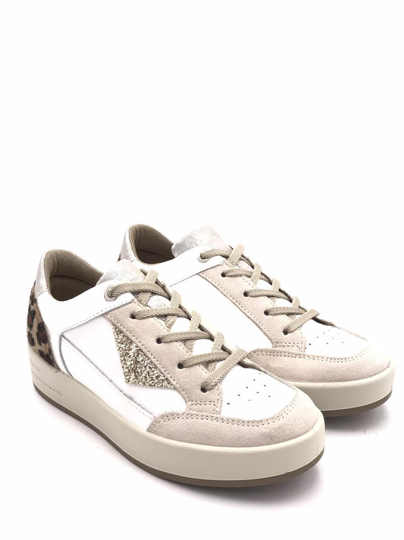 Sneakers donna Alina bianco-beige 7655155 BIANCO/BEIGE IGI&CO 