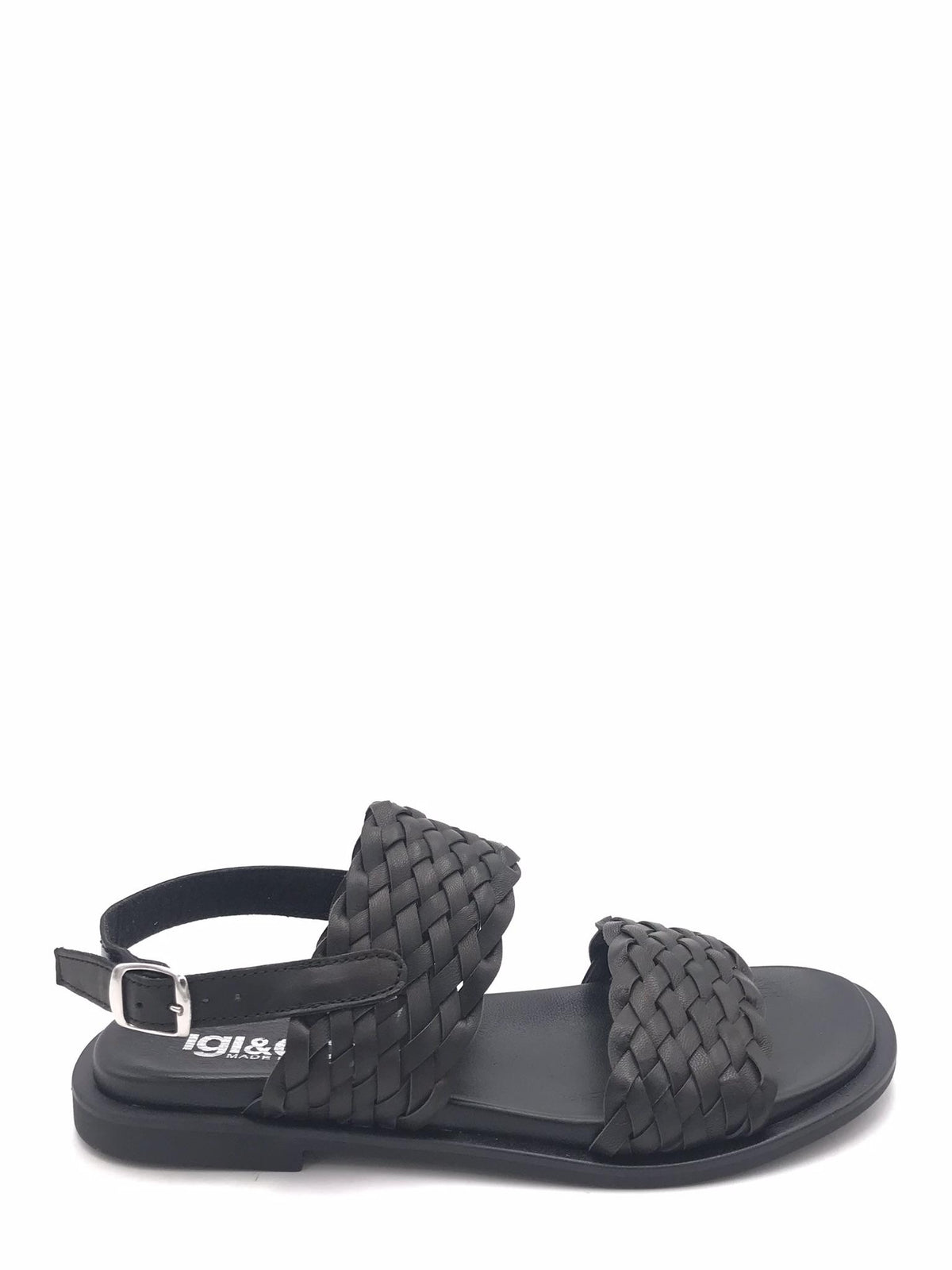Sandali Axil intrecciato nero<BR/> 1184800 NERO IGI&CO 