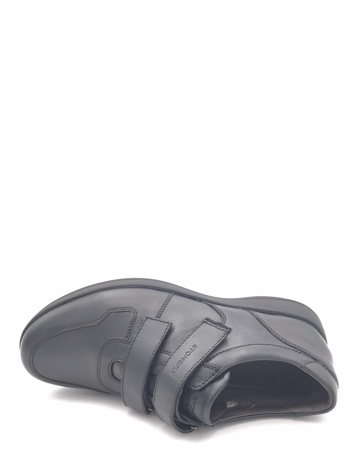 Scarpa uomo strappii season 3 in nappa nera