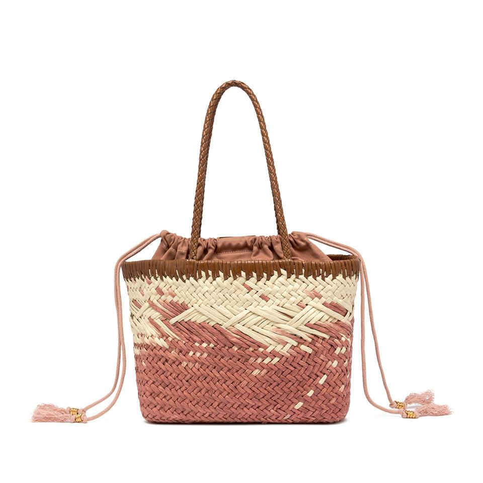 Borsa Paloma in paglia blush BS11311 ROSA GIANNI CHIARINI 