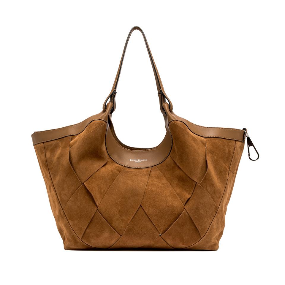 Borsa Dua large caramel BS12350 INT-CMCUOIO GIANNI CHIARINI 