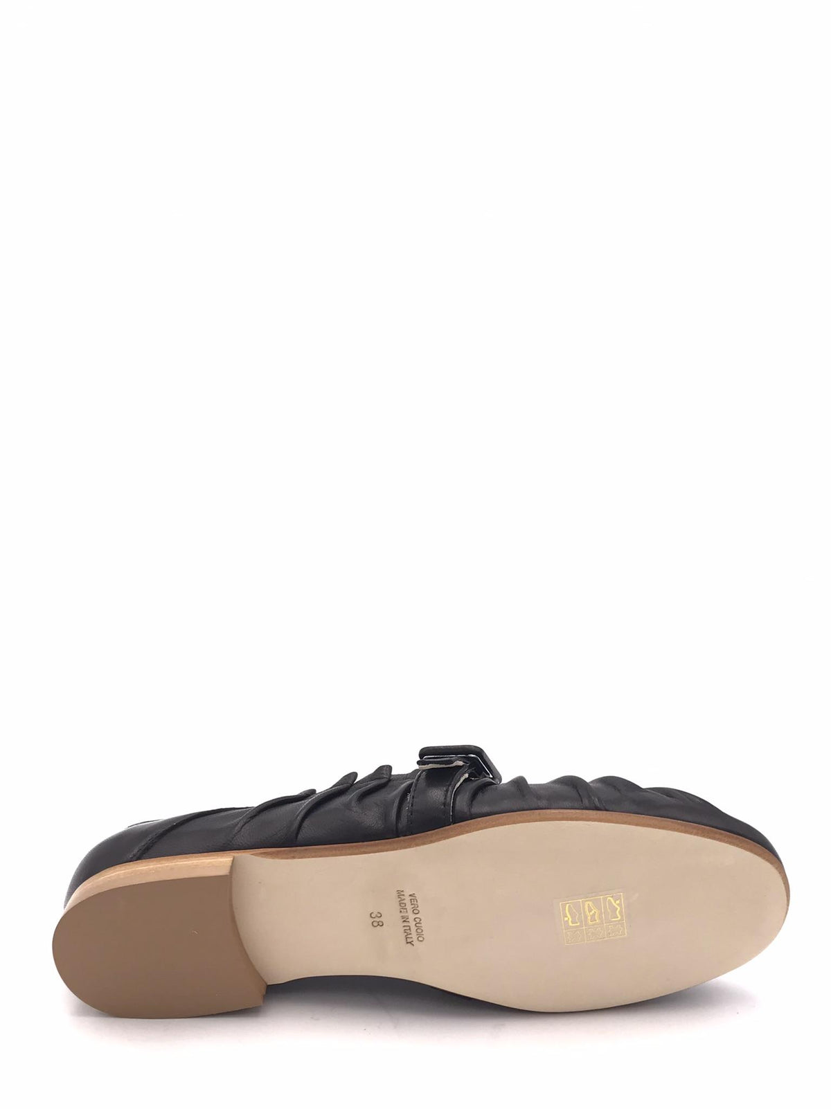 Ballerina in nappa nera 2685 NERO CATERINA C 