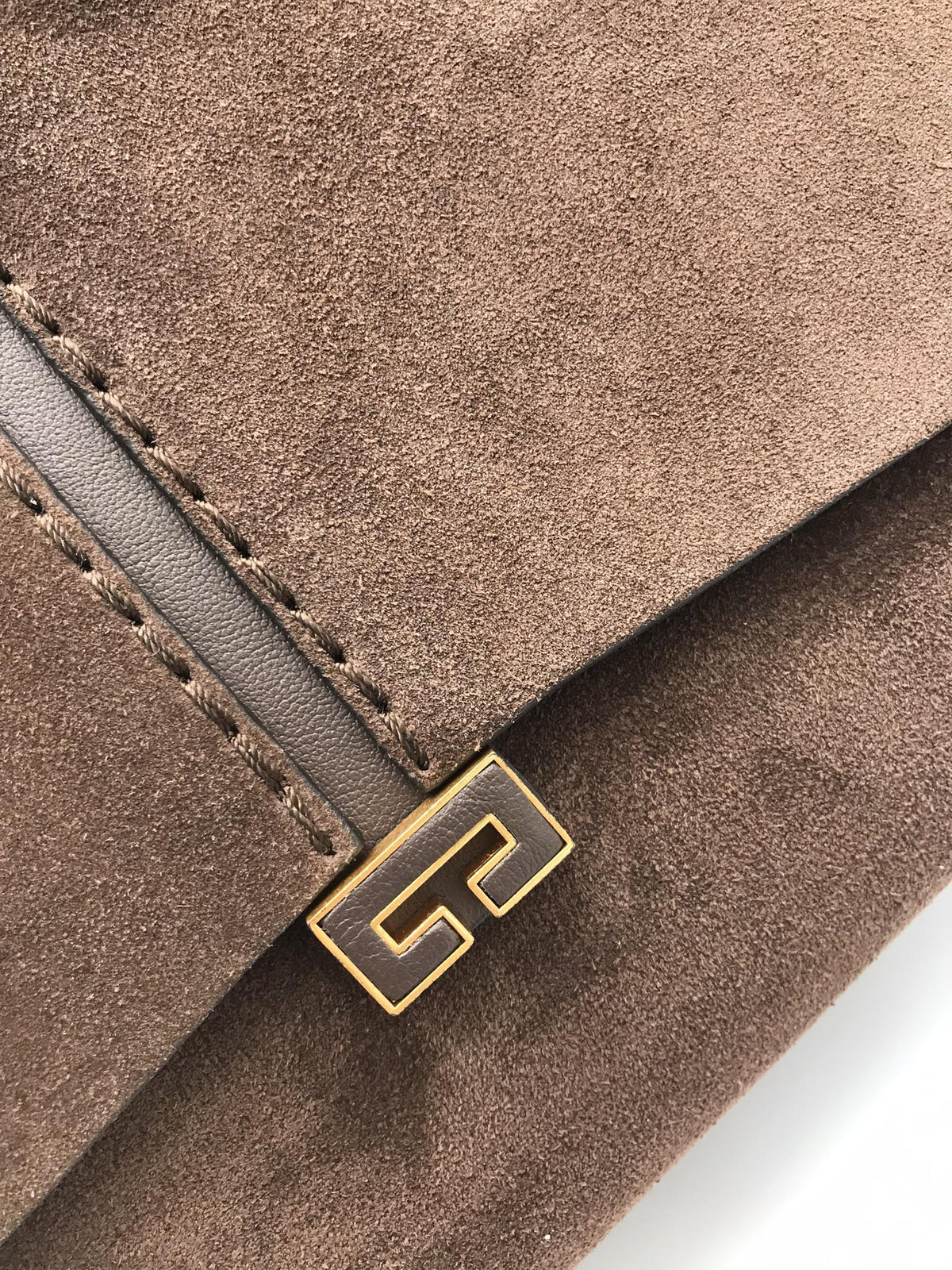 Borsa kendall media in camoscio cioccolato 2735CA CIOCCOLATO LORISTELLA 