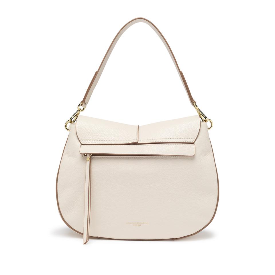 Borsa Helena round large marble BS6037 LATTE GIANNI CHIARINI 