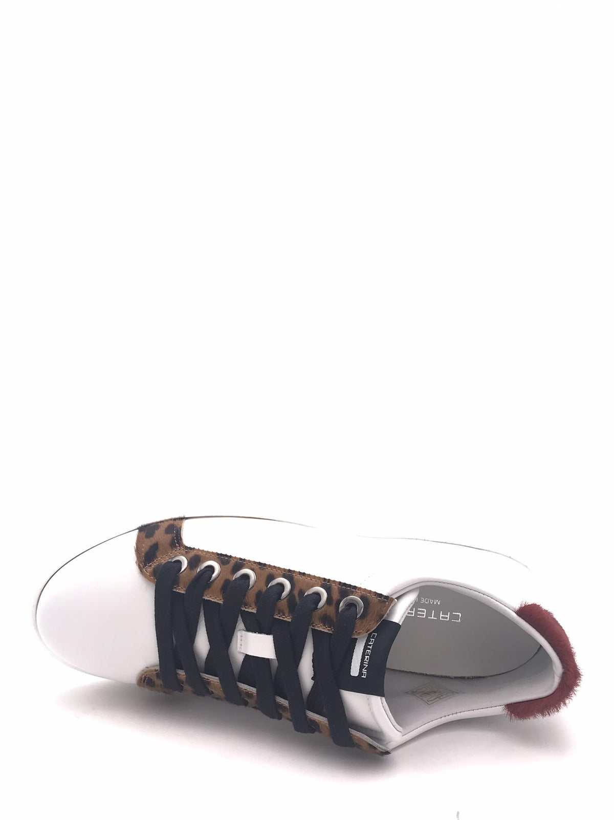 Sneakers donna basic bianco-leo 850 BIANCO/LEO CATERINA C 