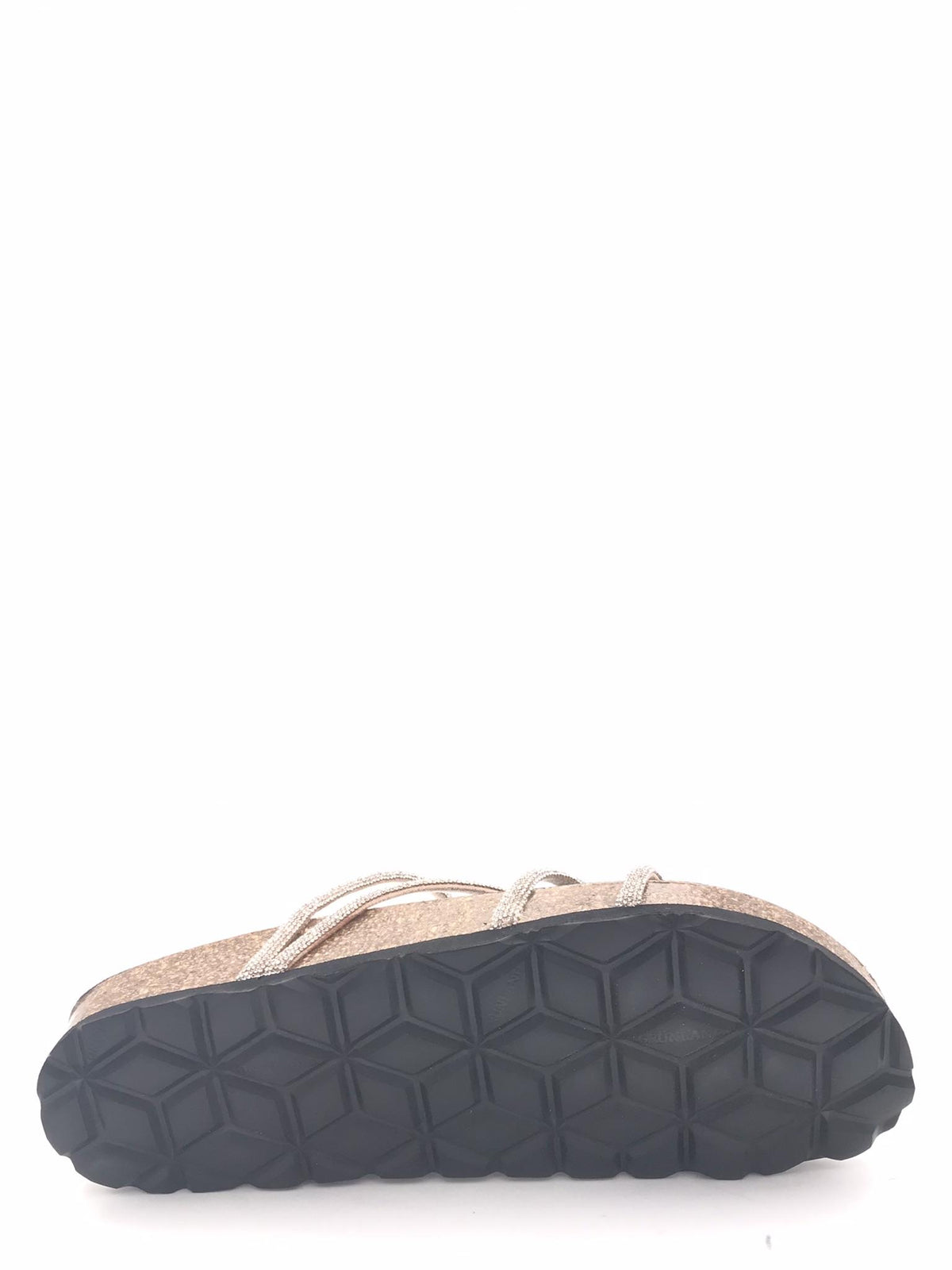 Ciabatte donna Sara strass champagne