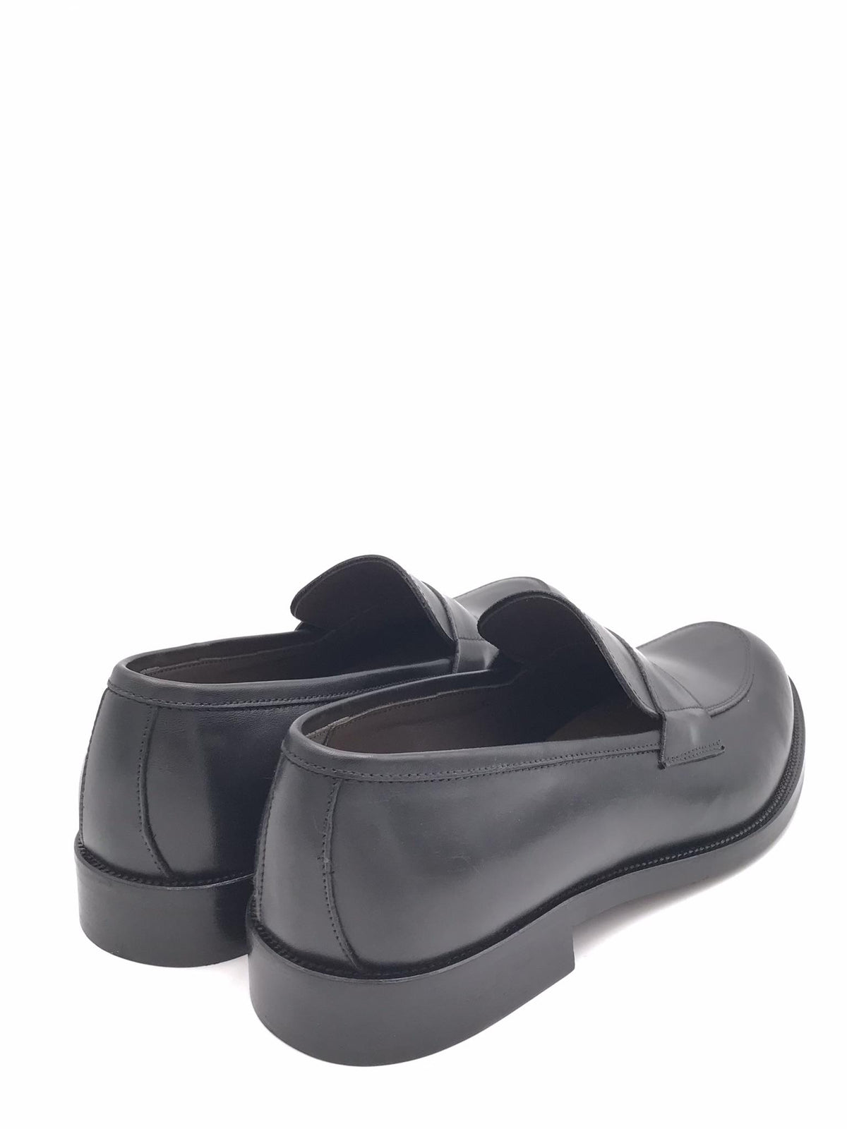 Mocassino elegante in vitello nero 1366 NERO EXTON 
