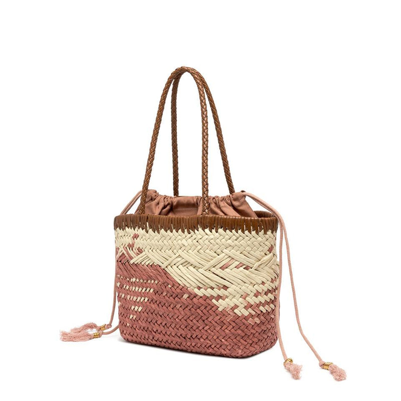 Borsa Paloma in paglia blush BS11311 ROSA GIANNI CHIARINI 