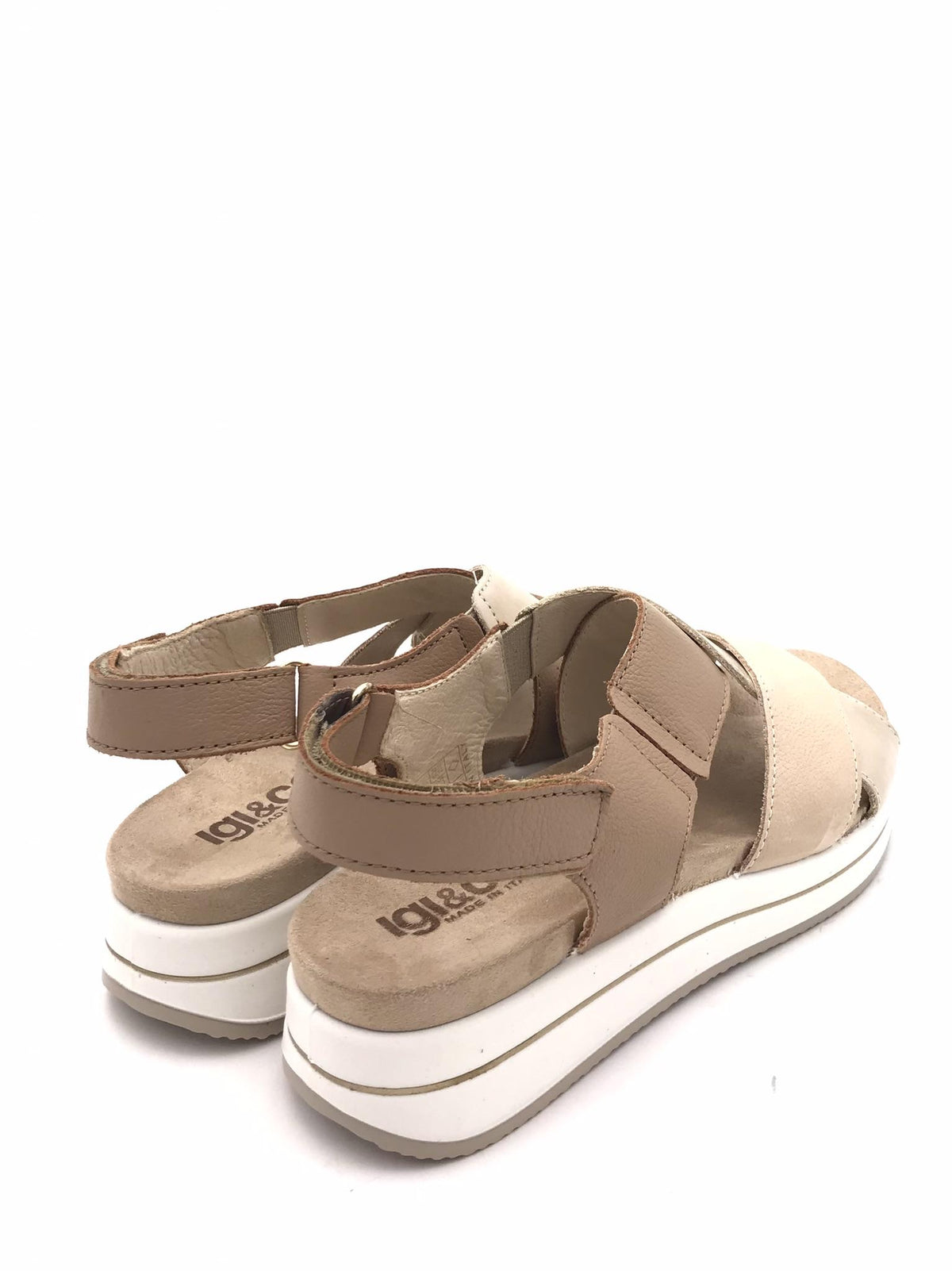 Sandalo donna Sindy taupe-platino 7675511 TAUPE IGI&CO 