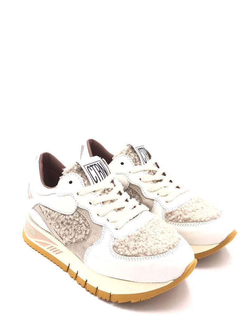 Sneakers running teddy crema 2544 CREMA CATERINA C 