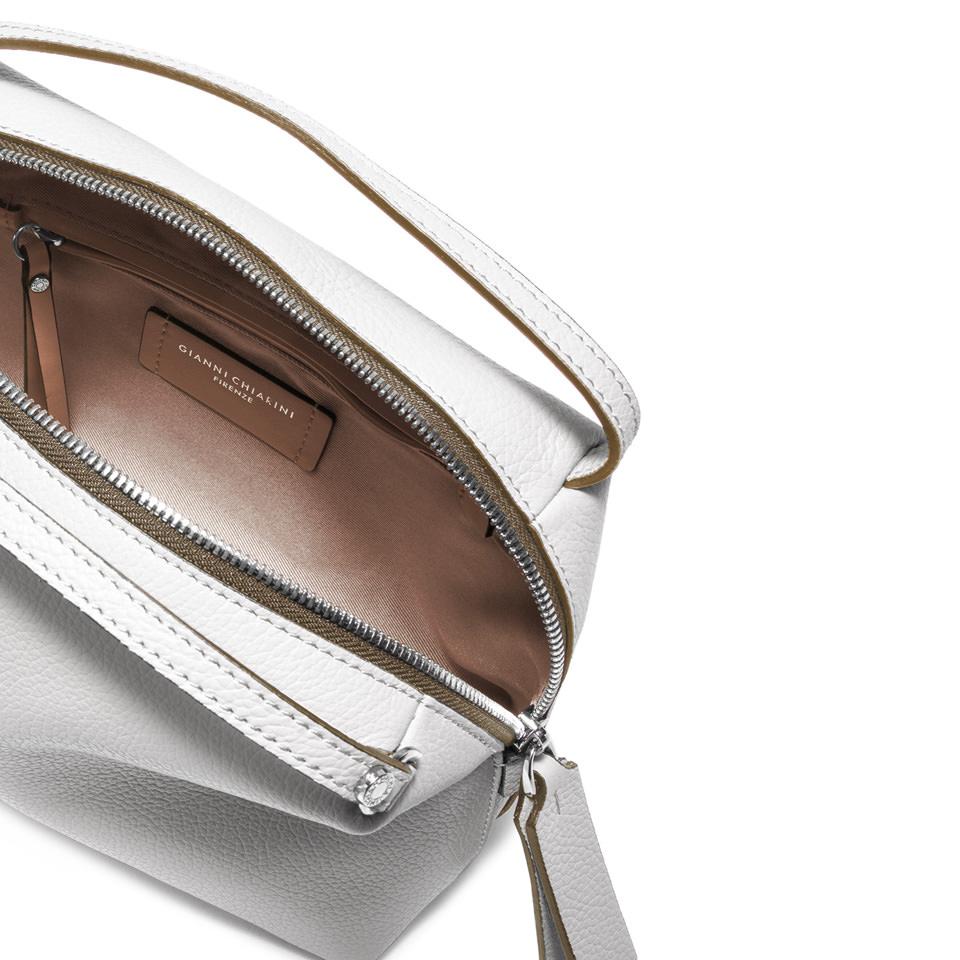 Borsa Alifa pelle bottalata marble BS8148 LATTE GIANNI CHIARINI 