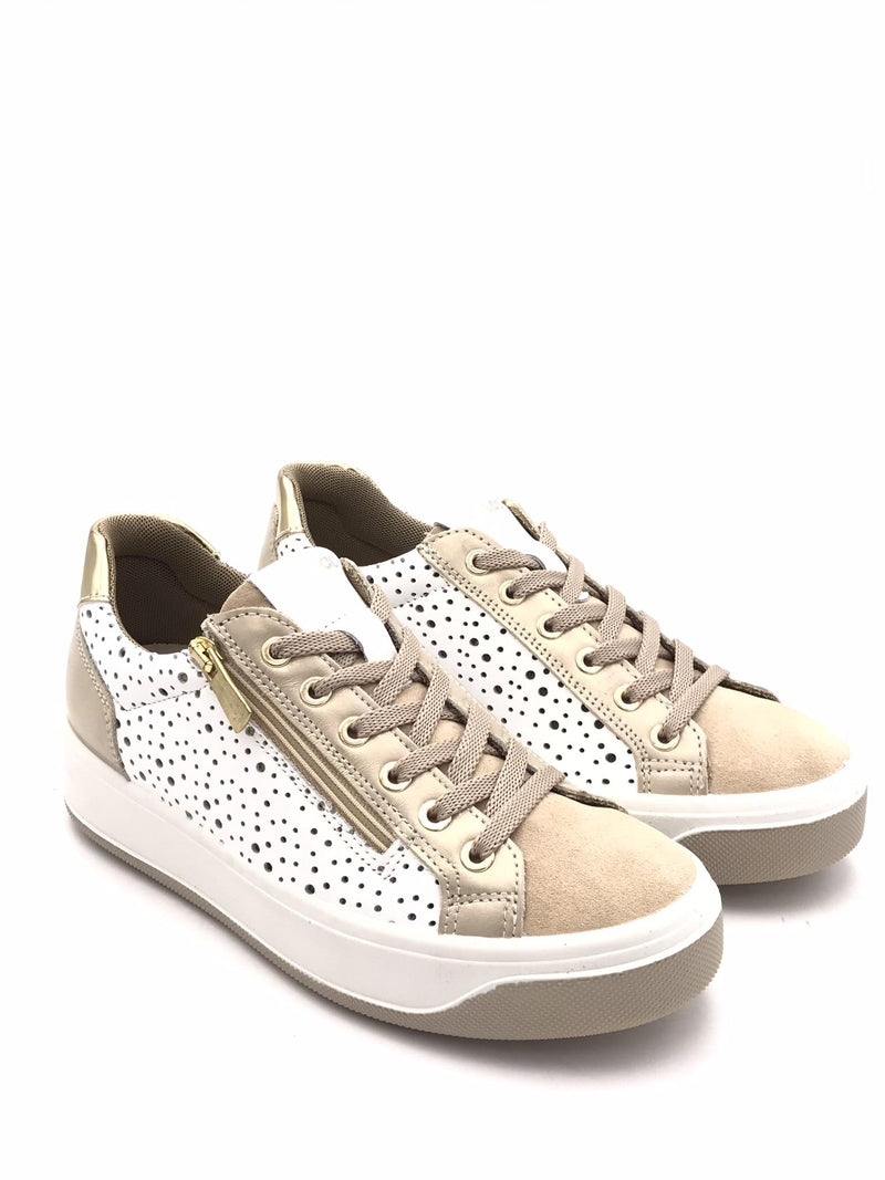 Sneakers donna Ava avorio-bianco 7656466 AVORIO/BIANCO IGI&CO 