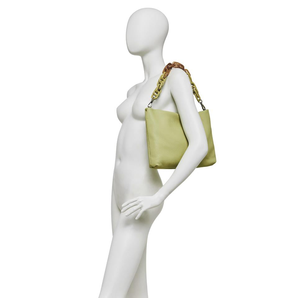 Borsa Brenda large bottalata acerbo BS8266 VERDE GIANNI CHIARINI 