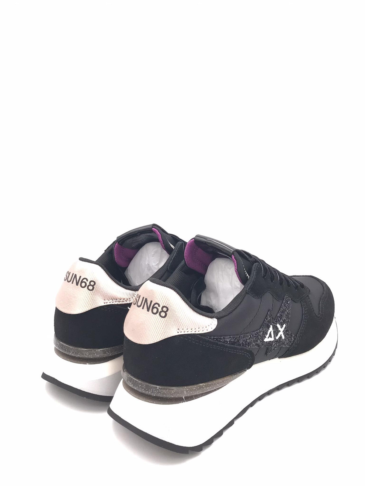 Sneakers Stargirl glitter logo nera Z45217 NERO SUN 68 