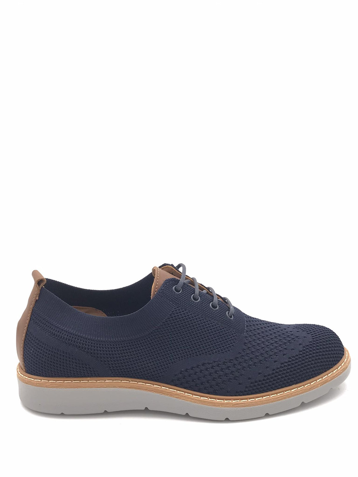 Allacciate uomo Carter in tessuto blu