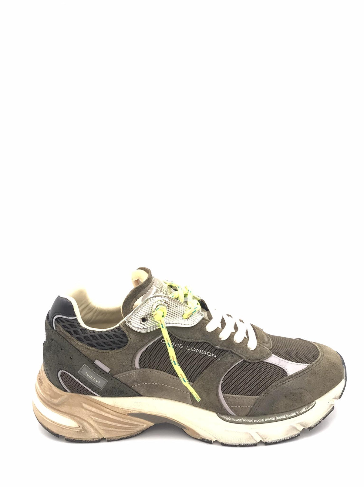 Sneakers Fugitive verde militare 11301 MILITARE CRIME LONDON 