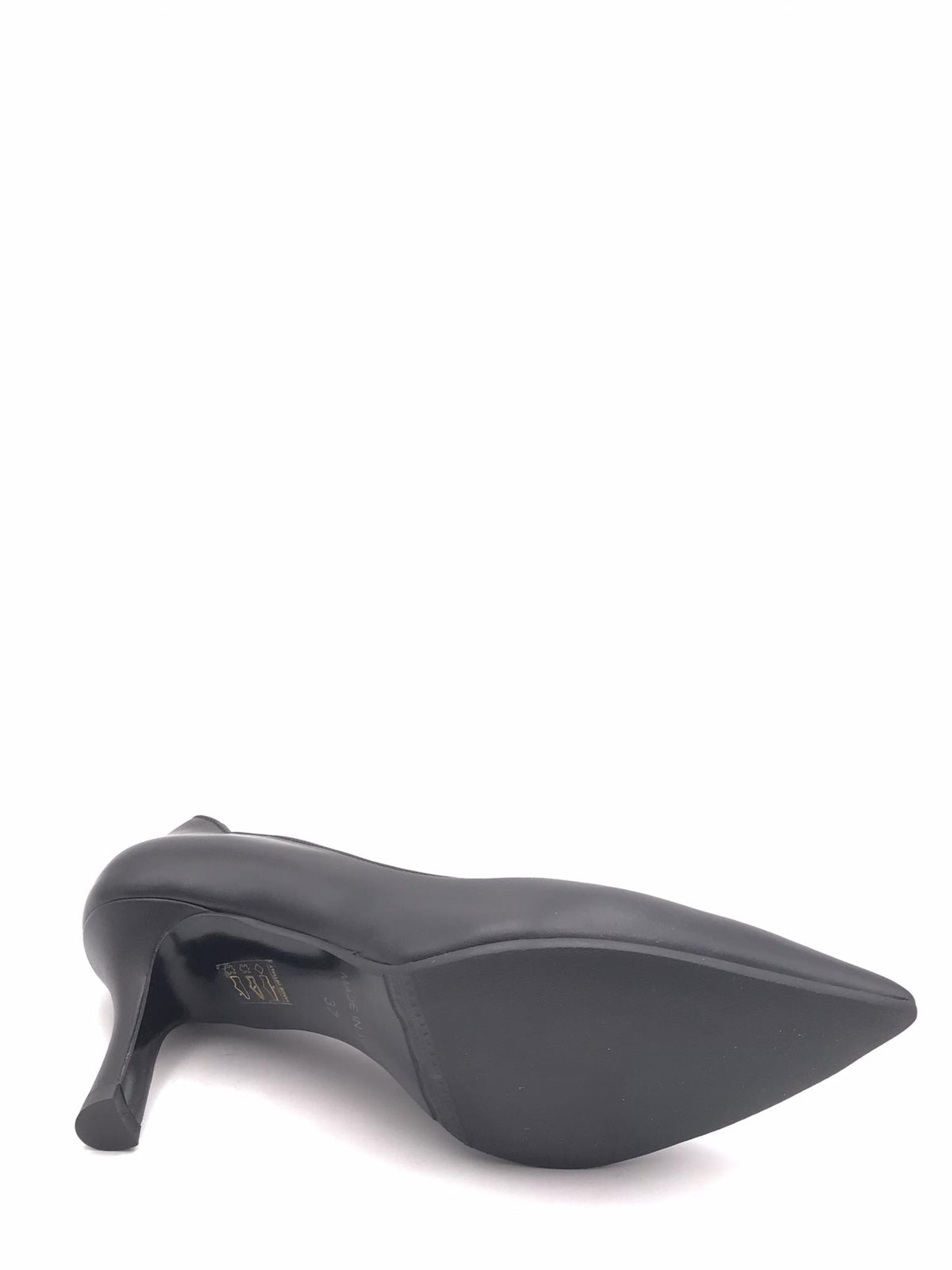 Decolletè nappa nera con scollo a V 3752 NERO ZULIAN 