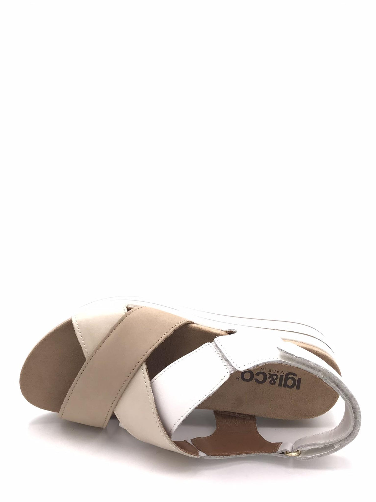 Sandali sindy platino-bianco 1174922 PLATINO/BIANCO IGI&CO 