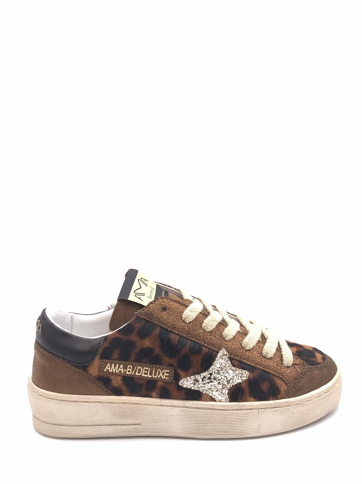 Sneakers Slam in cavallino leopardato 4347 LEOPARDATO AMA BRAND 