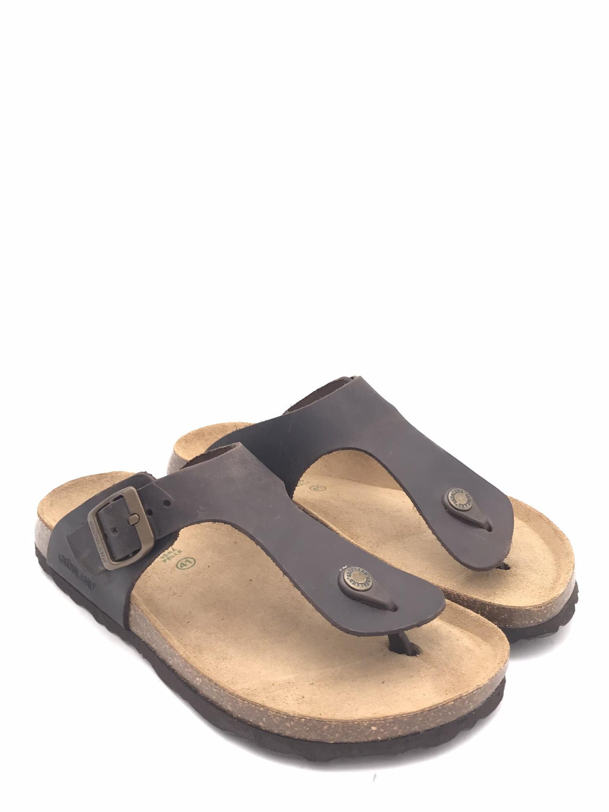 Ciabatta uomo infradito Bobo mogano CC 1637 MARRONE GRUNLAND 