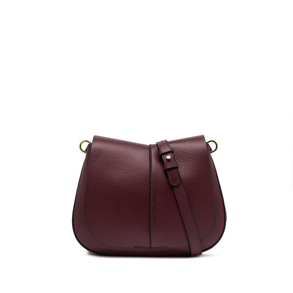 Borsa Helena round wine berry BS6036 BORDEAU GIANNI CHIARINI 