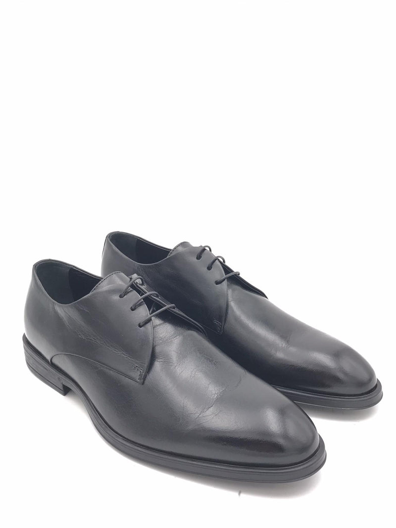 Scarpa allacciata elegante nera 1700 NERO CORVARI 