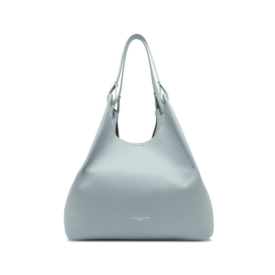 Borsa Dua large sky-caramello BS9720 AZZURRO GIANNI CHIARINI 