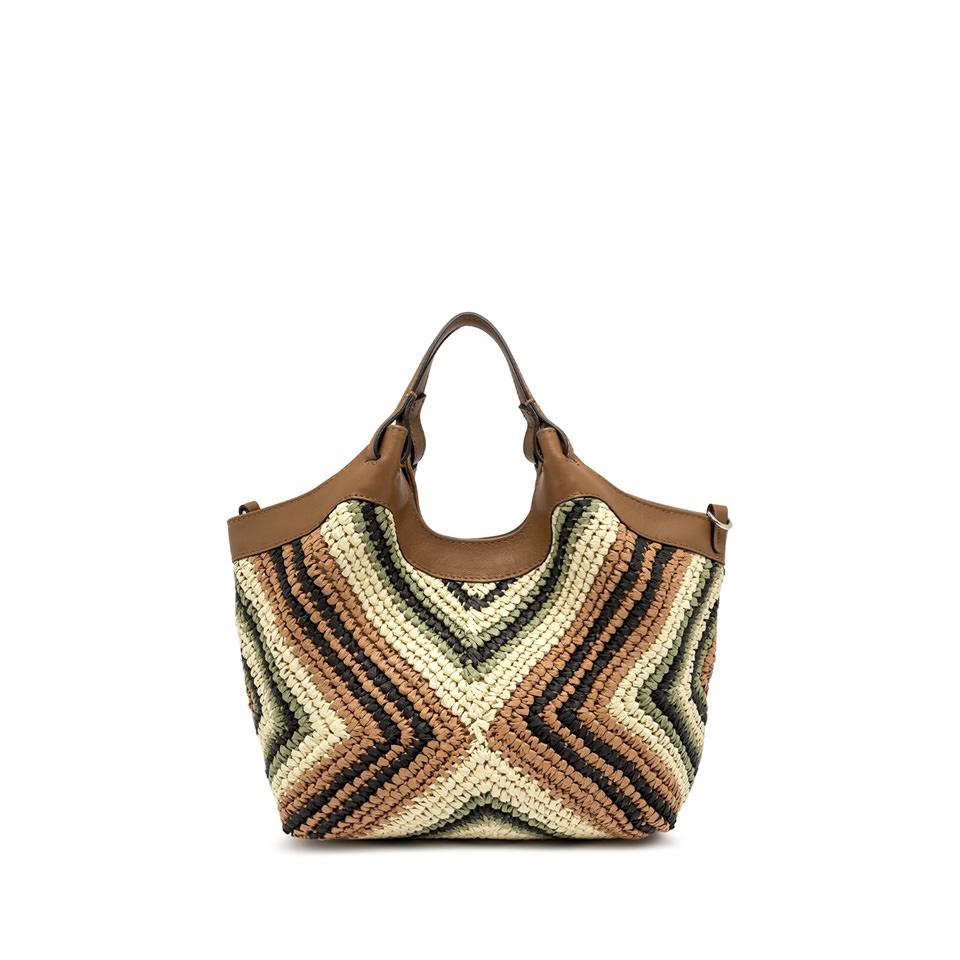 Borsa Dua media paglia willow BS12189 SALVIA GIANNI CHIARINI 