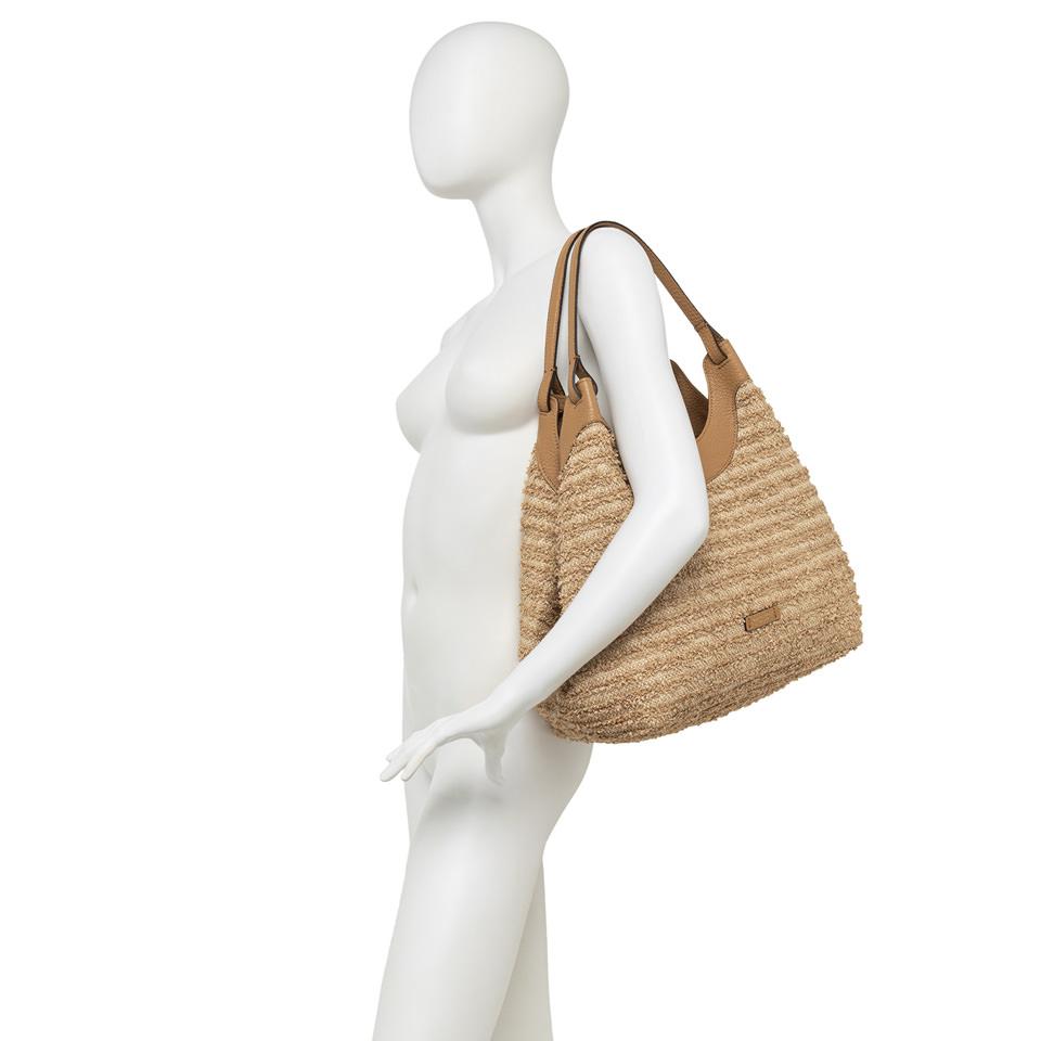 Borsa Dua paglia naturale fru fru BS11120 NATURALE GIANNI CHIARINI 