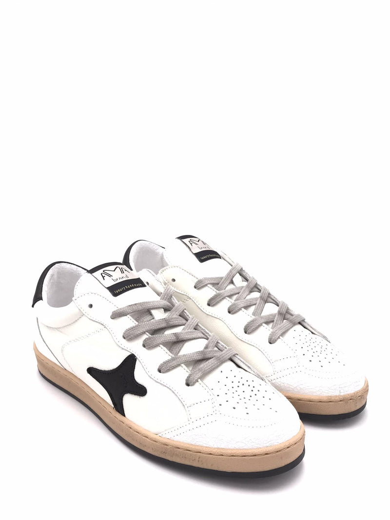 Sneakers sun bianca-nera 4388 BIANCA AMA BRAND 