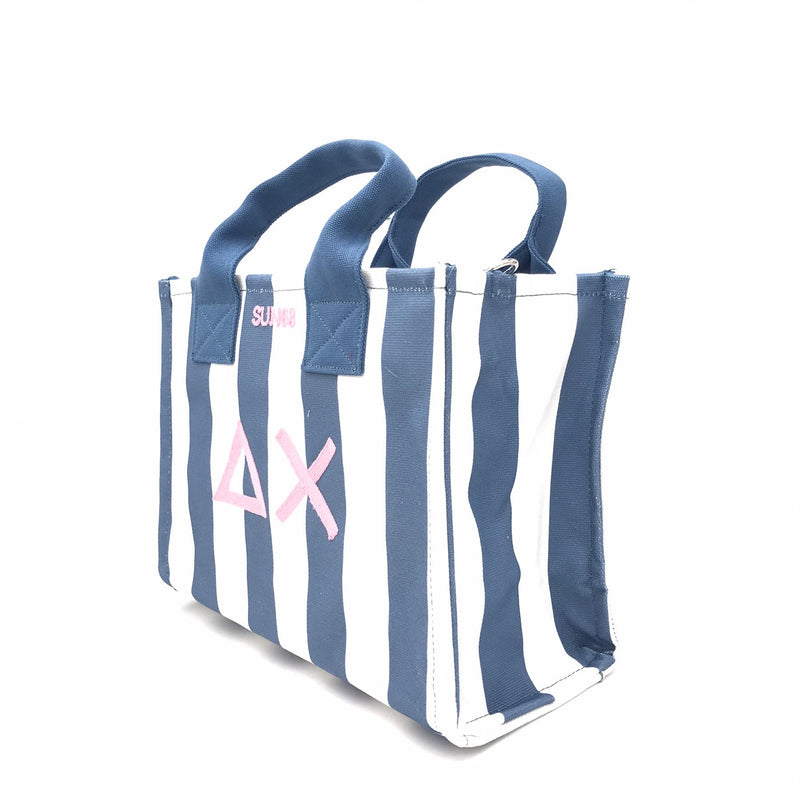 Borsa canvas printed bag avio-bianco X35226 AVIO/BIANCO SUN 68 