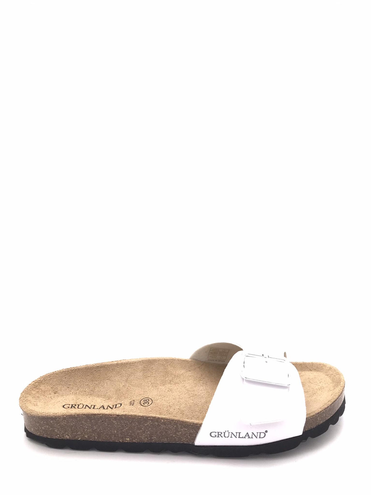 Ciabatta donna Sara fascia unica bianca CB 0721 BIANCO GRUNLAND 