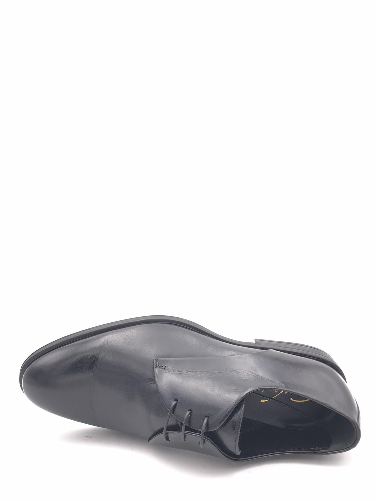 Scarpa allacciata elegante nera 1700 NERO CORVARI 