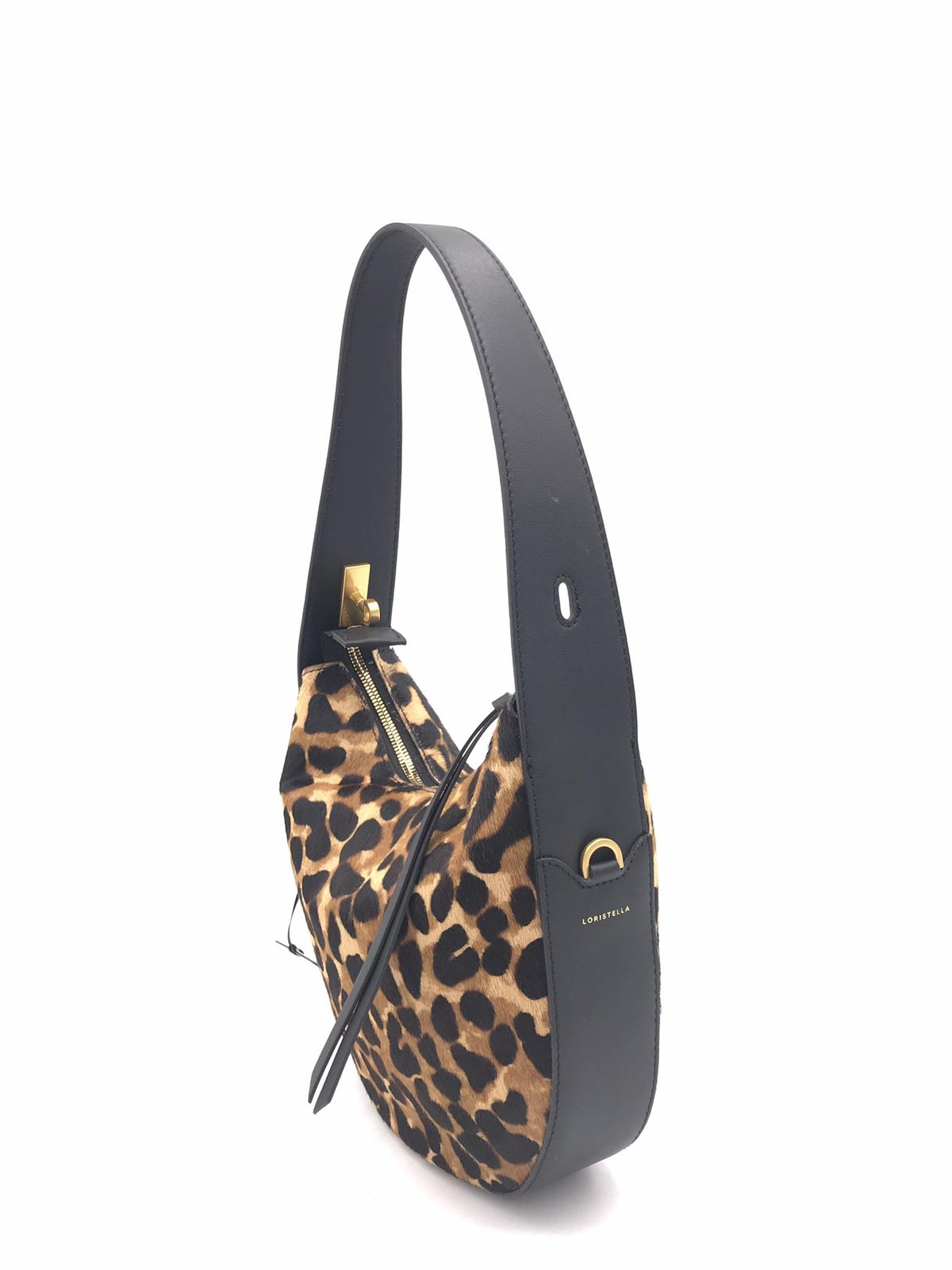 Borsa a spalla Cloe nero-leo 2955C NERO-LEO LORISTELLA 