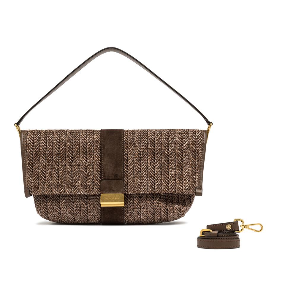 Borsa Marigold choco in raffia BS12246 PGLSPGCIOCCOLATO GIANNI CHIARINI 