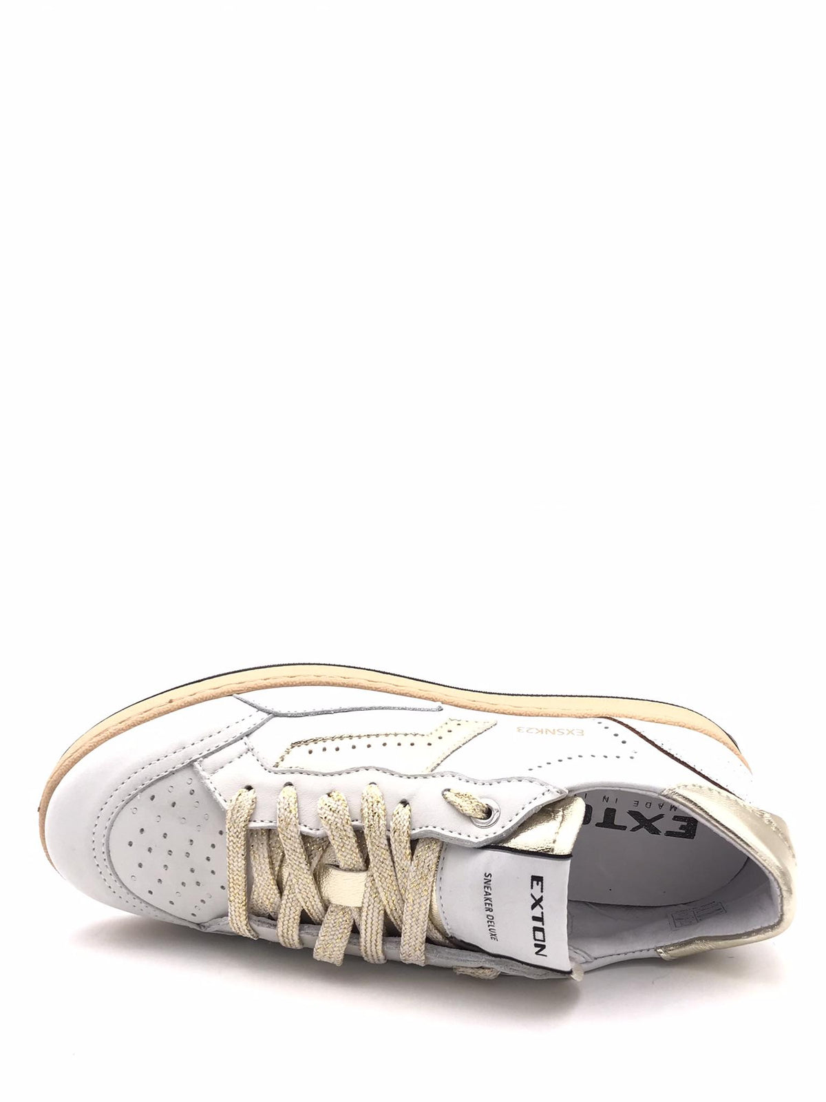 Sneakers donna pelle bianca