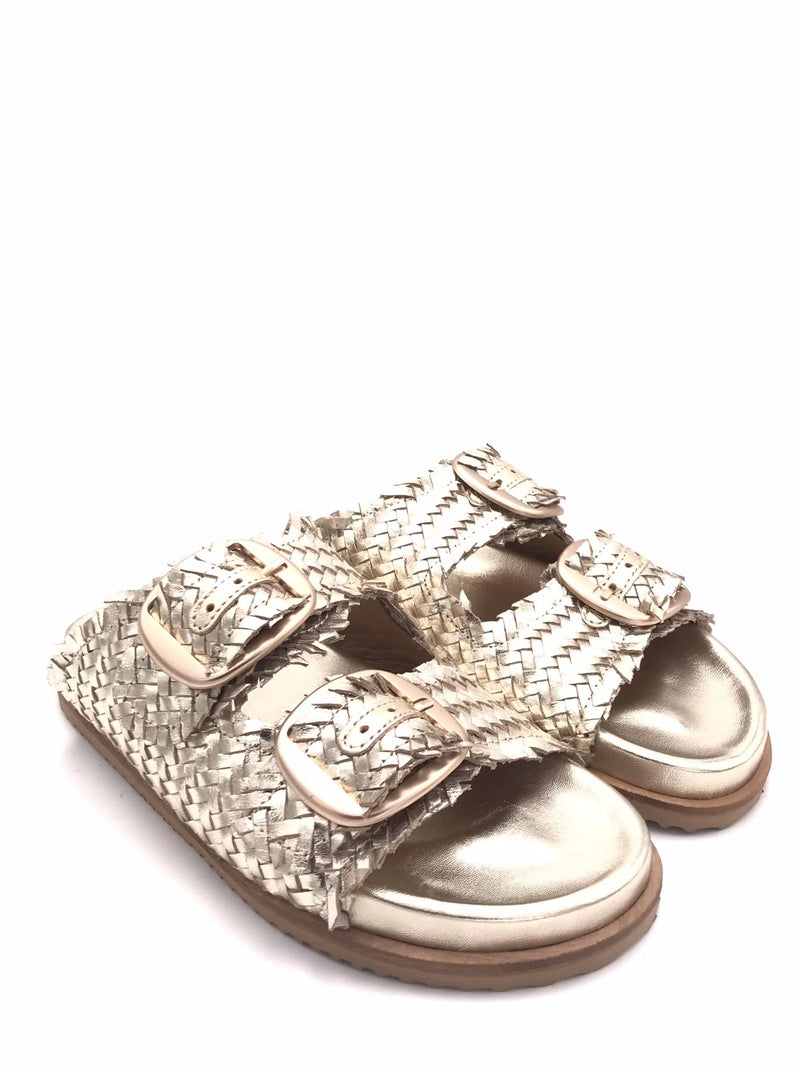 Ciabatta intrecciata mirror platino 1024 PLATINO STUDIO MODE 