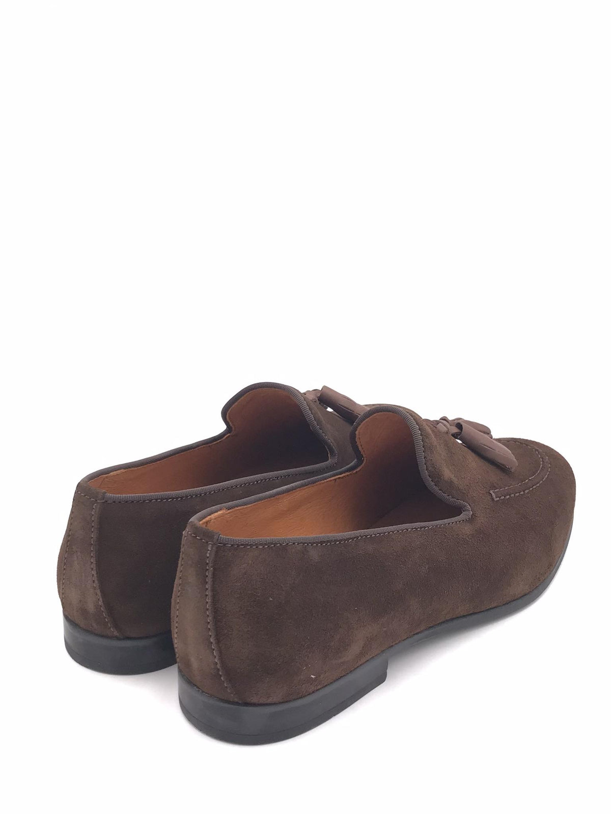 Mocassino nappine camoscio marrone 164 MARRONE EXTON 