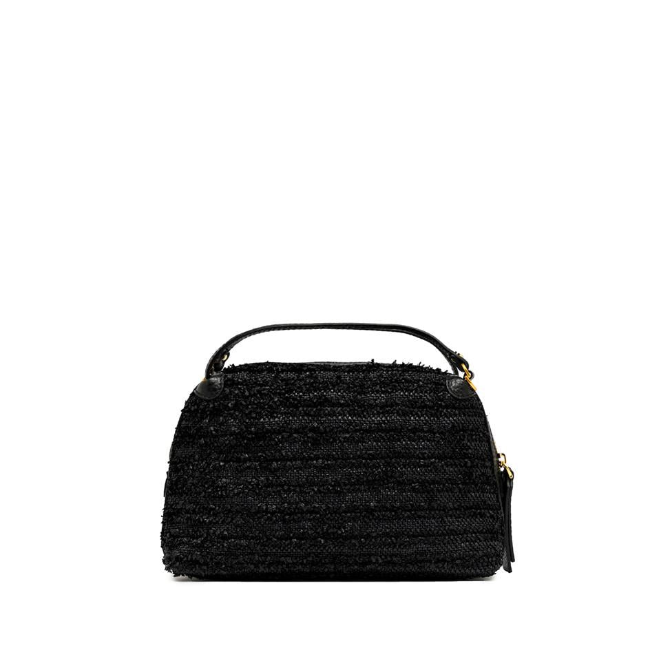 Borsa Alifa paglia frou nera BS8788 NERO GIANNI CHIARINI 