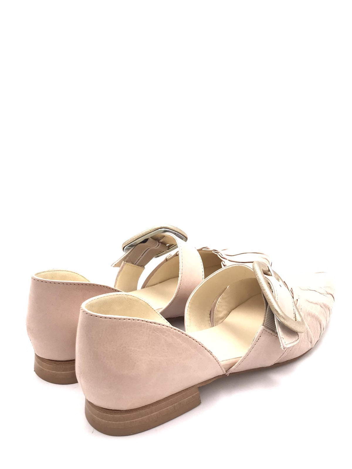 Ballerina punta-tallone in naplak cipria 2687 CIPRIA CATERINA C 