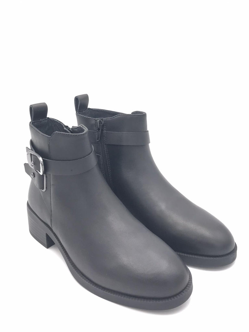 Tronchetto Alicia in pelle nera 223133 NERO STONEFLY 