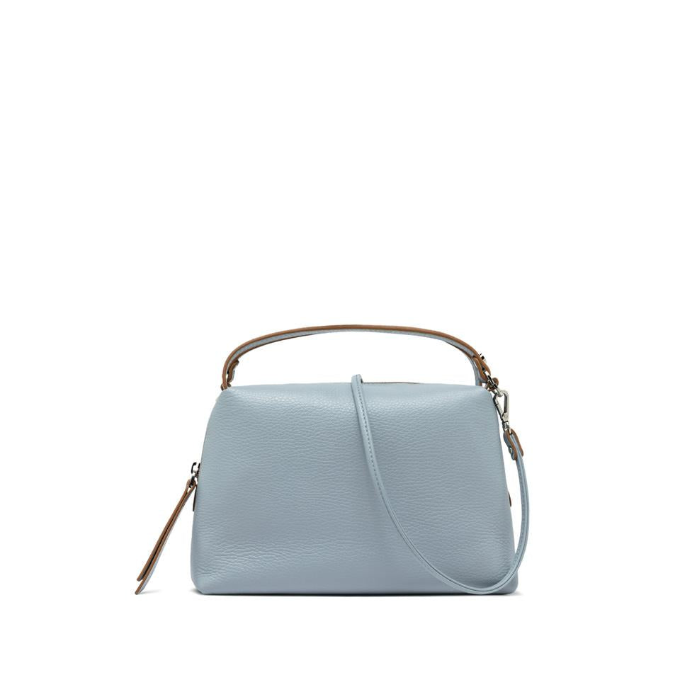 Borsa Alifa pelle bottalata sky BS8148 AZZURRO GIANNI CHIARINI 
