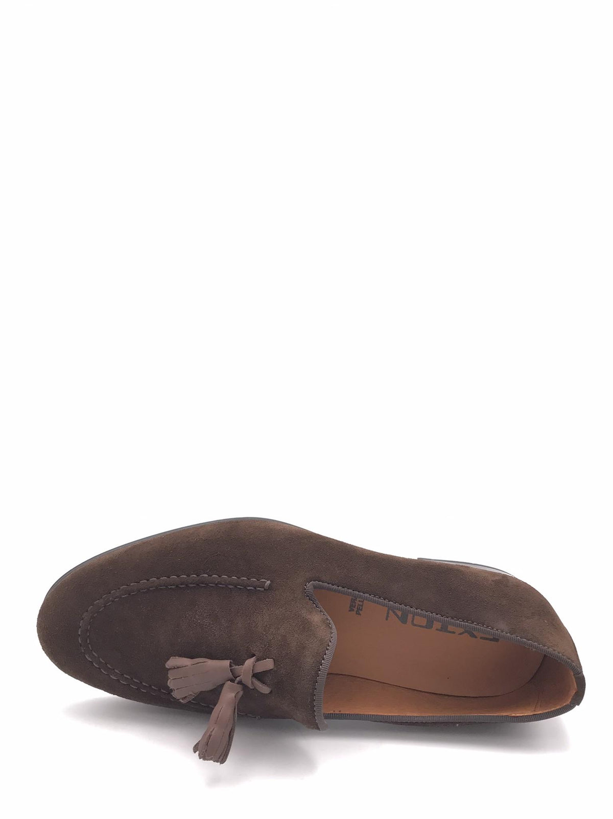 Mocassino nappine camoscio marrone 164 MARRONE EXTON 